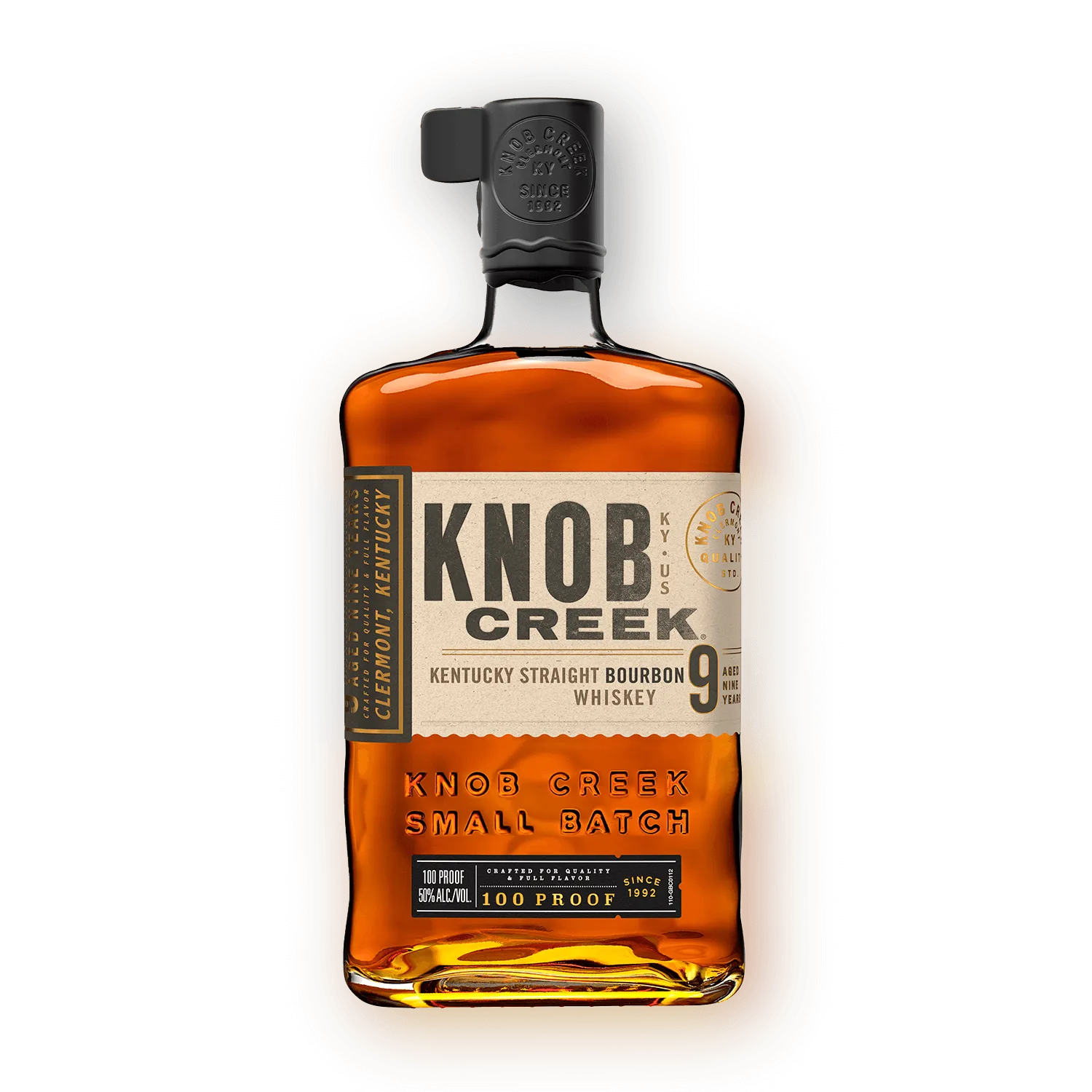Knob Creek Kentucky Straight Bourbon bottle