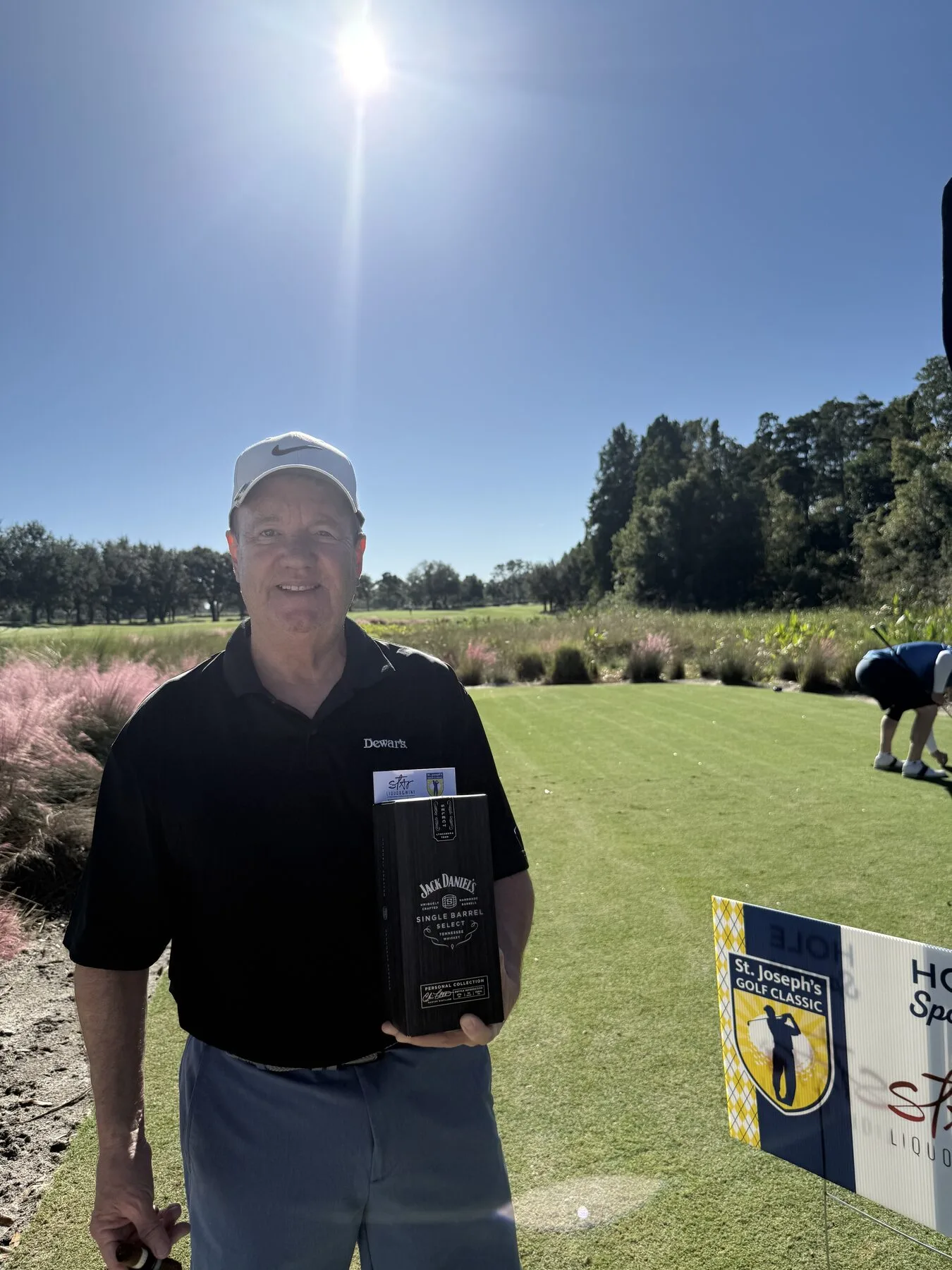 The 2025 Pour It Forward pick - a Jack Daniel's Single Barrel Select at the St. Joseph's Golf Classic